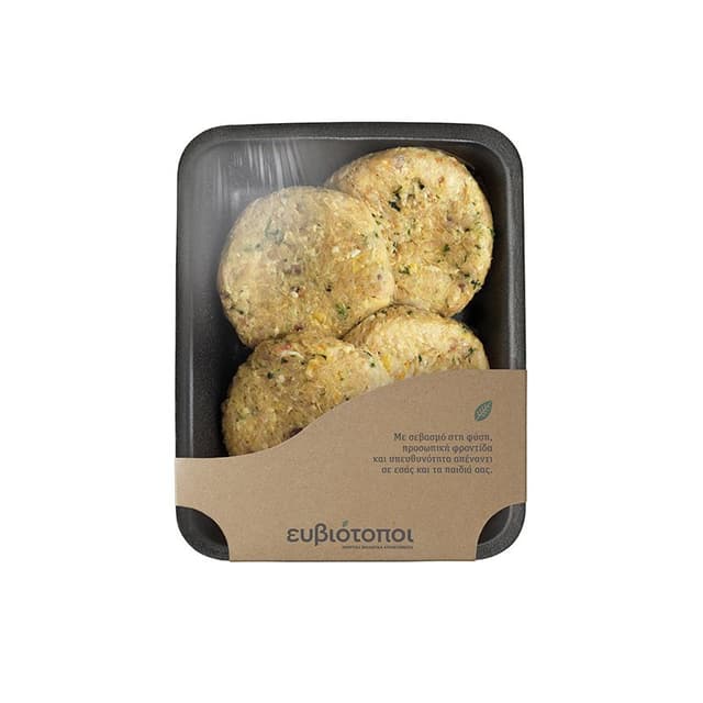 Μπιφτέκια κοτόπουλο με βρώμη