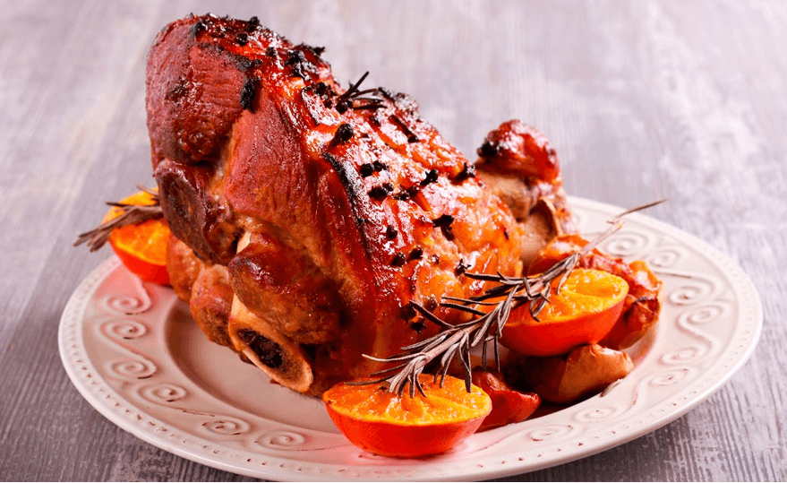 Χοιρινό μελωμένο με πορτοκάλι